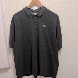 Dark Gray Lacoste polo